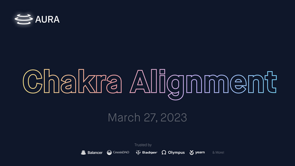 Aura Finance: Chakra Alignment (March 27, 2023)